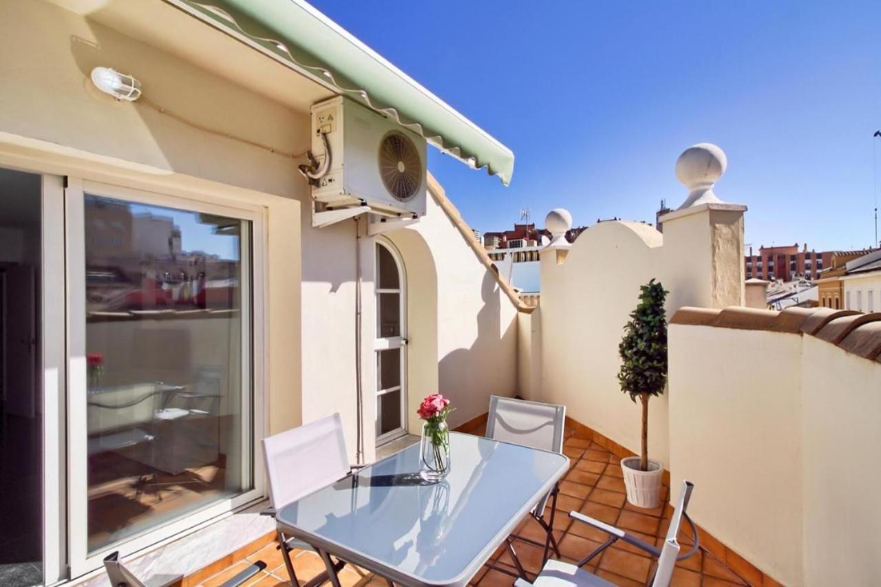 Апартаменты Atico Con Terraza Privada En Malaga Centro Экстерьер фото